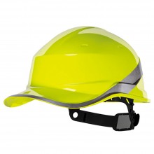 Capacete de Segurana Baseball Diamond V Delta Plus em ABS - Amarelo Fluorescente
